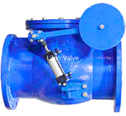 การเชื่อมโยง Flange Swing Check Valve, ปั๊มปัดไม่กลับด้วยความยืดหยุ่น / เสาโลหะที่นั่ง