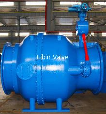 AWWA DN1400 การกํากับกล่องเกียร์ พิสตันทํางานแวนอุณหภูมิ 120 °C แม็กซ์สําหรับควบคุมการไหล / การตัด