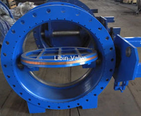 AWWA DN1000 Worm Gear แบตเบอร์ฟลายแวลล์ / แบตเบอร์ฟลายแวลล์อุตสาหกรรม วัสดุเหล็กท่อ