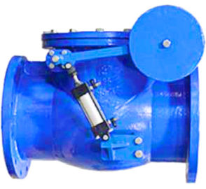 การเชื่อมโยง Flange Swing Check Valve, ปั๊มปัดไม่กลับด้วยความยืดหยุ่น / เสาโลหะที่นั่ง
