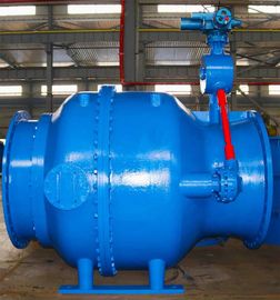 AWWA DN1400 การกํากับกล่องเกียร์ พิสตันทํางานแวนอุณหภูมิ 120 °C แม็กซ์สําหรับควบคุมการไหล / การตัด