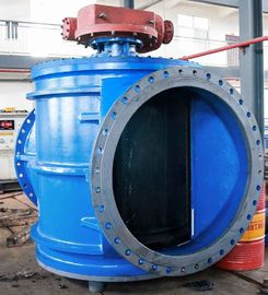 AWWA DN1400 วาล์วสับปั๊มน้ําระบายน้ําศูนย์ / วัลล์วสับปั๊มท่าเรือเต็ม ไม่มีท่าเรือลดตัว เสียหัวต่ํา